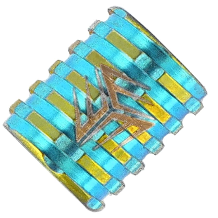 WeKnife Titanium Paracord Bead, Blue (A-02C)