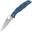 Spyderco Endura 4 Lightweight Knife Cobalt Blue FRN, Satin CPM SPY27 by Sal Glesser (C10PCBL)