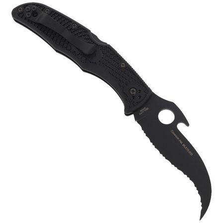 Spyderco Matriarch 2 FRN Emerson Opener Black Blade Knife (C12SBBK2W)