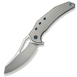 WE Knife Epaulette Titanium, Polished Bead Blasted M390 by Gavko Knives (WE24024-3)
