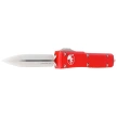 Microtech Ultratech D/E OTF Knife Red Aluminium, Satin M390MK by Tony Marfione (122-4RD)