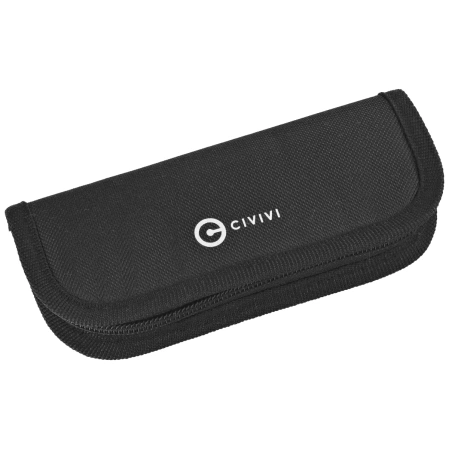 Nóż składany Civivi Button Lock Elementum II Gray Aluminium, Black Stonewashed Nitro-V (C18062PD-1)