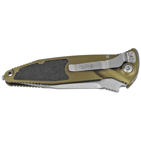 Microtech Socom Elite Auto S/E Automatic Knife OD Green Aluminum, Stonewashed M390 by Tony Marfione (160A-10OD)