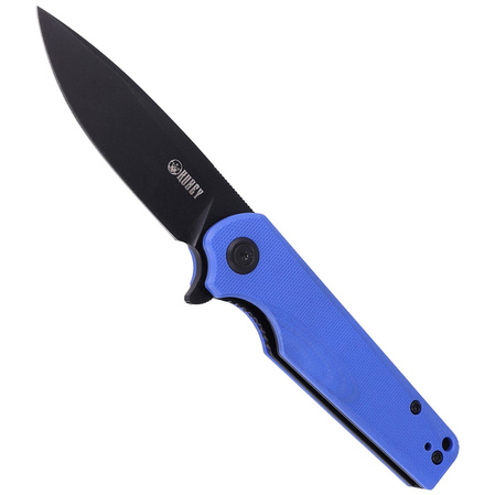 Kubey Knife Wolverine, Blue G10, Dark Stonewashed D2 (KU233F)