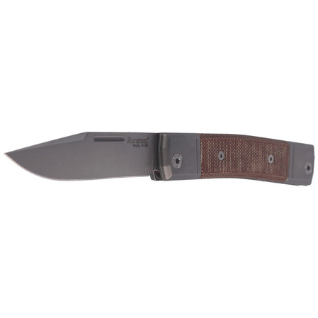 Nóż składany LionSteel bestMAN Natural Micarta, Clip Blade (BM1 CVN)