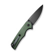 Nóż składany Sencut Praktisk Green Canvas Micarta, Black 9Cr18MoV (S24019-3)