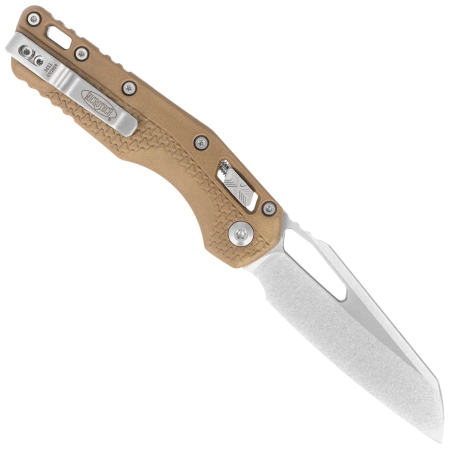 Nóż składany Microtech MSI S/E Dark Earth Tri-Grip Polymer, Stonewashed M390MK by Tony Marfione (210T-10PMDE)