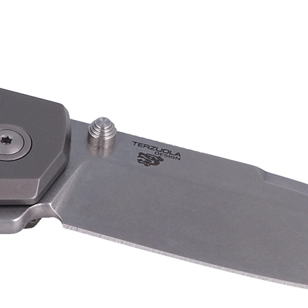 Nóż składany MKM Maximo Black Micarta, Stone Washed by Bob Terzuola (MKMM-BCT)