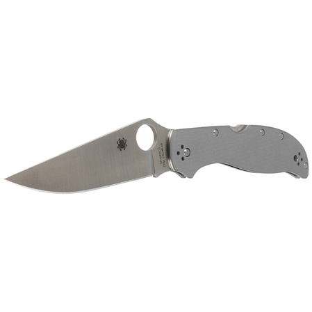Nóż składany Spyderco Stretch 2 XL Gray G-10, CPM Cru-Wear Plain (C258GPGYCW)