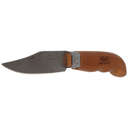 MAM Sportive Pocket Knife, Medium Dark Beech Wood 83mm (2045-MW)