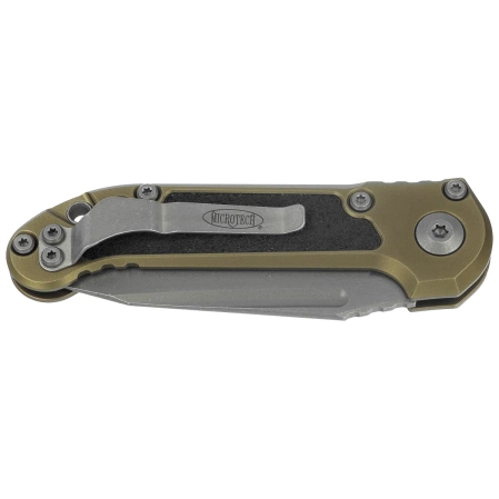 Microtech LUDT Gen III T/E OD Green Aluminum, Apocalyptic M390MK by Tony Marfione (1136-10APOD)