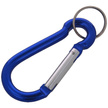 FOX 8 Aluminium Spring Clip Hook Carabiner, Blue