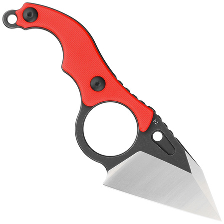Kubey Hippocam Knife Red G10, Two Tone D2 (KU166D)