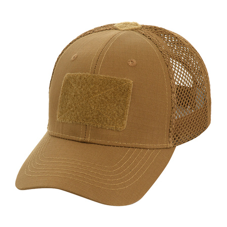 M-Tac Mesh Flex Rip-Stop Cap with Velcro, Coyote Brown L/XL (40570017-58)