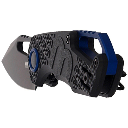 MKM Isonzo Clip Point Knife Black FRN, Black Idroglider N690 by Jesper Voxnæs (MK FX03-3PBK)