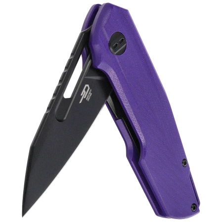 Nóż składany Bestech Toddler Purple G10, Black PVD 14C28N by Maciej Torbé (BG64D)