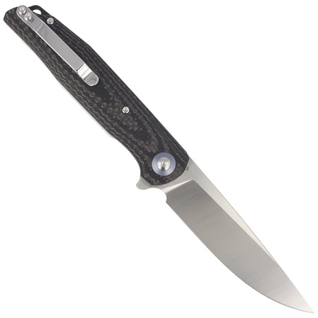 Nóż składany Bestech Ascot Carbon Fiber / Black G10, Satin D2 (BG19A)