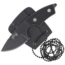 Nóż na szyję Herbertz CJH Neck Knife Black G10, Black Stonewashed 420 (10000345)