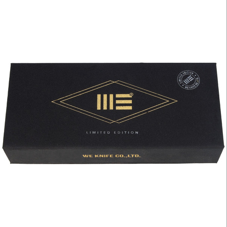 Nóż składany WE Knife Seer LE No 003/420 Gray Titanium, Hand Rubbed Silver CPM 20CV (WE20015-3)