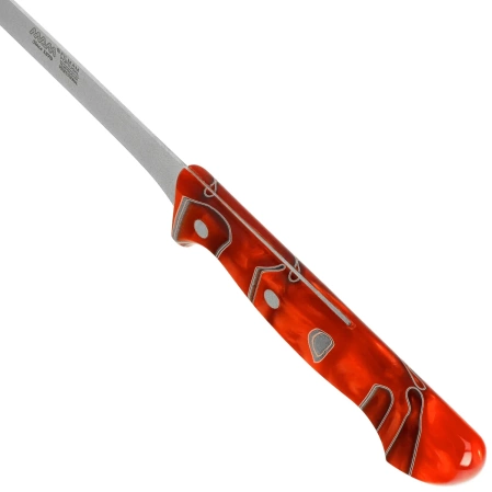 MAM Ham Slicer Kitchen Knife Red Metakrilat, Stainless Steel (4380)