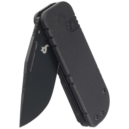 Nóż składany BlackFox NU-Bowie Black G10, Black Idroglider D2 by Keanu Alfaro (BF-758)