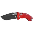 Microtech Amphibian Ram-Lok S/E Knife Fluted Red Aluminum, Black M390MK by Tony Marfione (137RL-1FLRD)