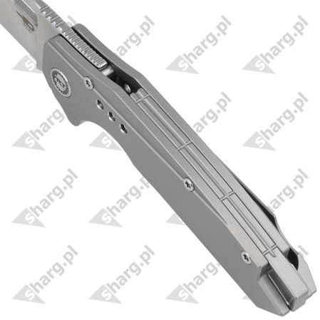 Bestech Nyxie Grey Titanium, Stonewashed/Satin CPM S35VN by Todd Knife and Tool Knife (BT2209A)