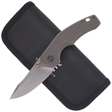 Nóż składany WE Knife Gnar Bronze Titanium, Satin CPM S35V by Matt Degnan (917A)