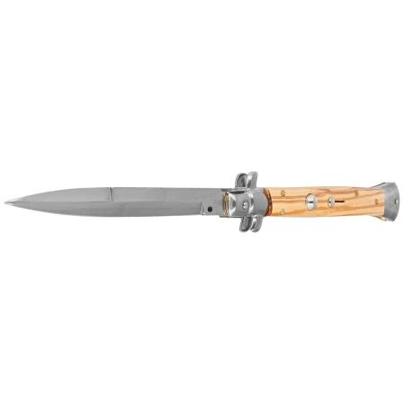 Nóż sprężynowy Frank Beltrame Stiletto Bayonet 28cm Olive Wood, Polished 420 MA5M (FB 28/94B)