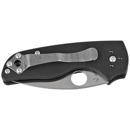 Spyderco Lil' Native Slipit Black G10, Satin Plain CPM S30V by Eric Glesser (C230NLGP)