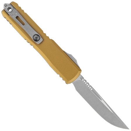 Microtech Ultratech Gen IV S/E OTF Knife Tan Aluminum, Apocalyptic M390MK by Tony Marfione (11214-10APTA)