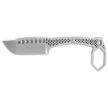 Midgards Messer Honeycomb Gray Steel, Satin 14C28N neck knife (MM009)