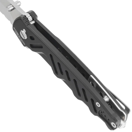 Nóż składany Extrema Ratio Caimano Nero N.A. Black Aluminium, Satin N690 (04.1000.0166/SAT/BLK)