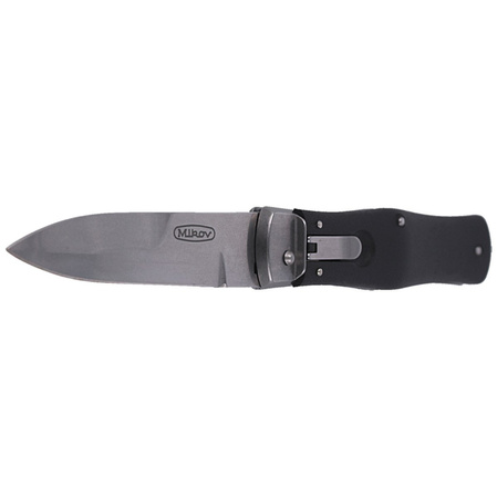 Nóż sprężynowy Mikov Predator Black ABS, Stonewashed N690 (241-BH-1/STKP)