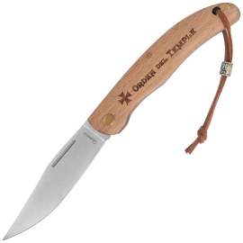 Nóż składany Martinez Albainox Templarios Wood, Satin 3Cr13Mov (18979GR197)