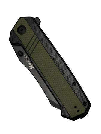 Nóż składany Sencut Draxor Green/Black G10, Black 9Cr18MoV (S24035-2)