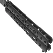 Nóż składany motylek Martinez Albainox Balisong Black Steel, Black 3Cr13Mov (02225)