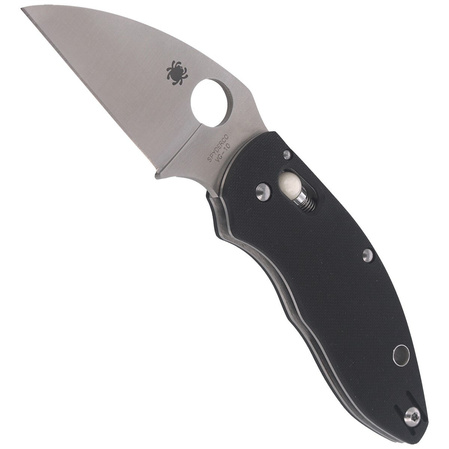 Nóż składany Spyderco Q Ball Black G10, Satin VG-10 by Eric Glesser (C219GP)