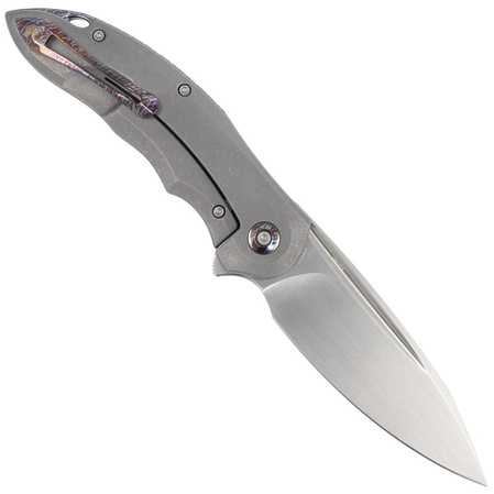 WE Knife Makani LE No 198/210 Gray Titanium, Hand Rubbed Satin CPM 20CV by Anton Tkachenko (WE21048-2)