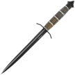 Martinez Albainox Triplex Edge Dagger Aluminium/Wood, Black 3Cr13Mov (32511)