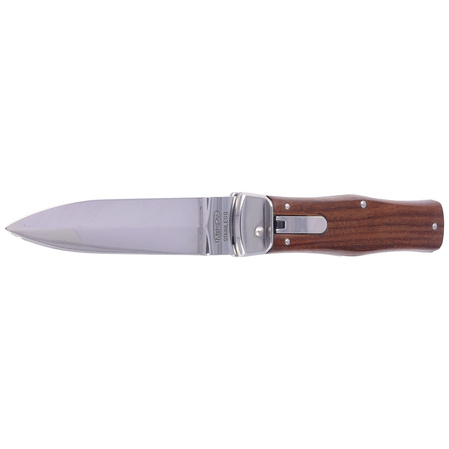 Mikov Predator Palisander Wood, Mirror, Clips switchblade (241-ND-1/N CLIP)