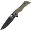 Kubey Raven KB245I Knife Green G10, Dark Stonewashed AUS-10 by Jelly Jerry