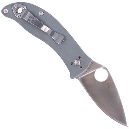 Spyderco Alcyone G-10 Grey, CTS BD1N Plain (C222GPGY)