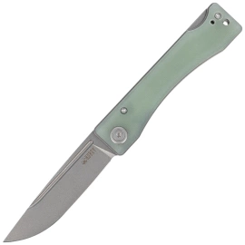 Nóż składany Kubey Akino Jade G10, Beadblasted 14C28N by Tiguass (KU2102B)