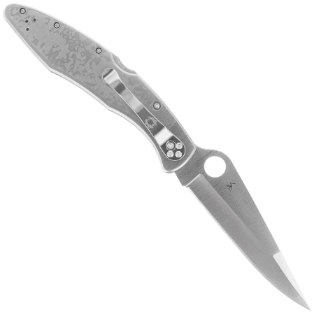 Nóż składany składany Spyderco Police Model Stainless Plain (C07P)