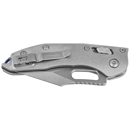 Microtech Marfione Select Stitch Ram-Lok S/E Knife Titanium, Double Vapor Blast HW, Stonewashed M390MK by Borka Blades and Tony Marfione (169RL-10MS2)