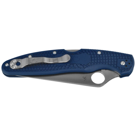 Nóż składany Spyderco Police 4 Lightweight Cobalt Blue FRN, Satin CPM-SPY27 by Sal Glesser (C07PCBL4)
