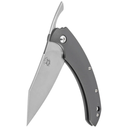 Nóż składany Fox Slim Dragontac ''Piemontes'' Gray FRN, Satin N690 by Bastinelli (FX-518 GR)