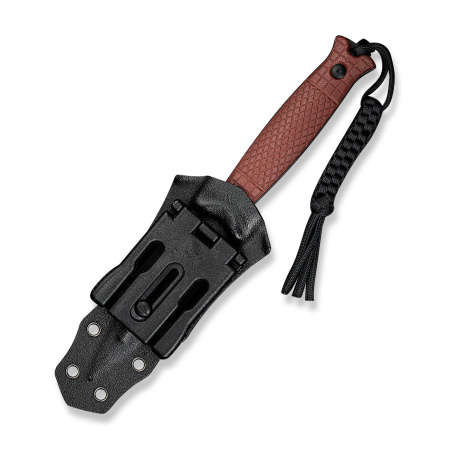 Nóż Civivi Perfrico Burgundy G10, Black/Gray Striped 14C28N (C23026-3)