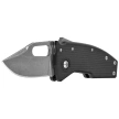Demko Nano Shark CP Knife Black GRN, Stonewashed AUS10A by Andrew Demko (NANO-10A-Black GRN-CP)